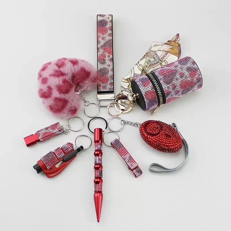 Diamond 8 pcs Keychain Set – kisscoop.com
