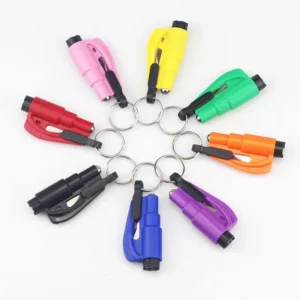 3-IN-1  hammer with seatbelt cutter