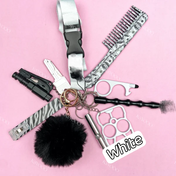 10 PCS Keychain Set For Women And Kids - Image 3