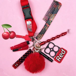 10 PCS Keychain Set For Women And Kids