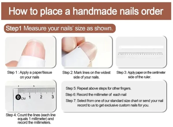 100% handmade press on nails mystery scoop ball - Image 3