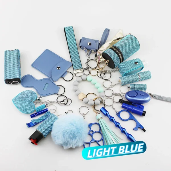 Diamond 21 Pcs Keychain Set For Women And Kids - Image 3