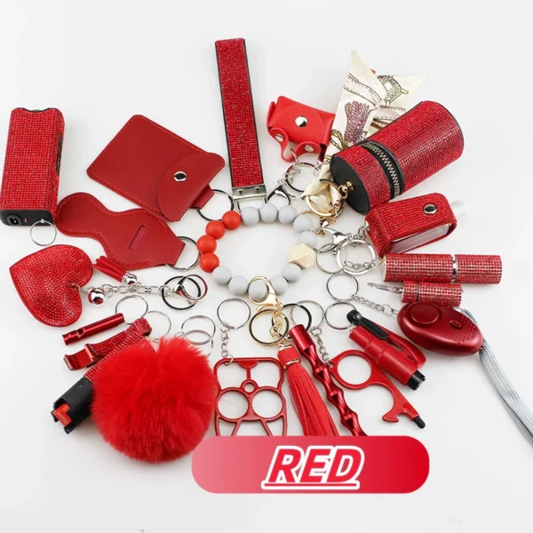 Diamond 21 Pcs Keychain Set For Women And Kids - Image 7