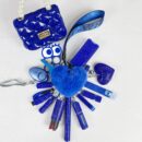 Diamond 17 Pcs Keychain Set For Women And Kids