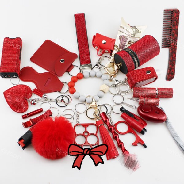 Diamond 21 Pcs Keychain Set For Women And Kids - Image 6