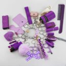 Diamond 21 Pcs Keychain Set For Women And Kids