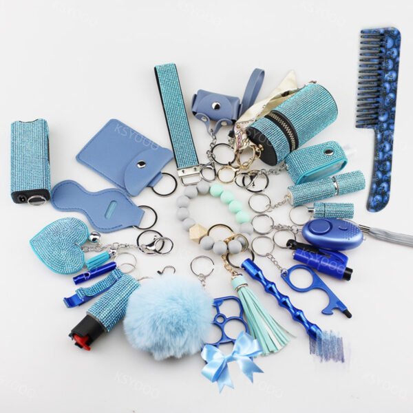 Diamond 21 Pcs Keychain Set For Women And Kids - Image 2