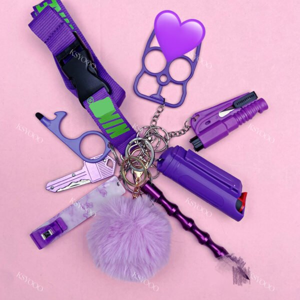 9 Pcs Keychain Set For Women And Kids - Image 2