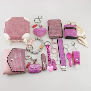 14 pcs Diamond keychain set
