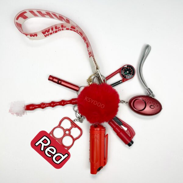 9 PCS Keychain Set For Women And Kids - Image 6