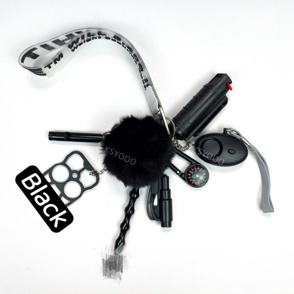 9 PCS Keychain Set For Women And Kids - Image 3