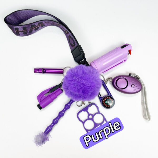 9 PCS Keychain Set For Women And Kids - Image 2