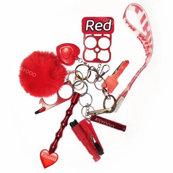 9 pcs keychain Set For Women And Kids - Image 9