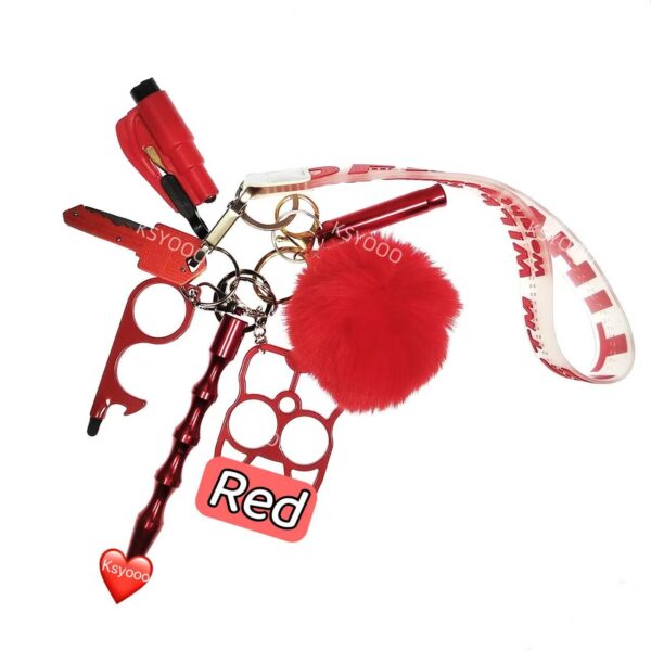 8 pcs Keychain Set For Women And Kids - Image 3