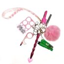 8 pcs Keychain Set For Women And Kids