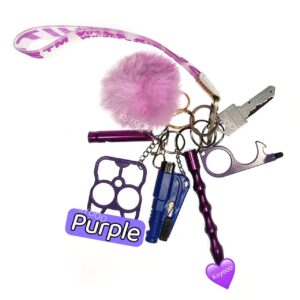 8 pcs Keychain Set For Women And Kids