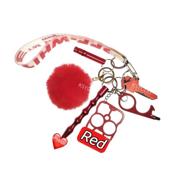 7 pcs Keychain Set For Women And Kids - Image 3