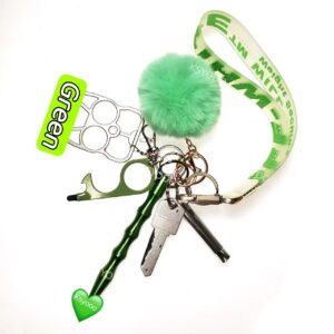 7 pcs Keychain Set For Women And Kids