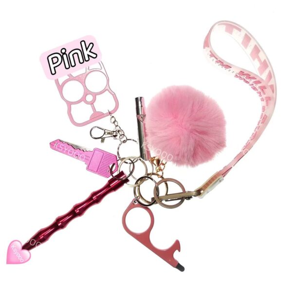 7 pcs Keychain Set For Women And Kids - Image 8