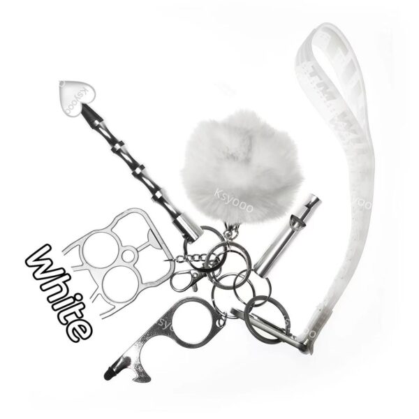 6 pcs Keychain Set For Women And Kids - Image 3