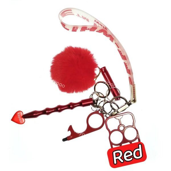 6 pcs Keychain Set For Women And Kids - Image 4