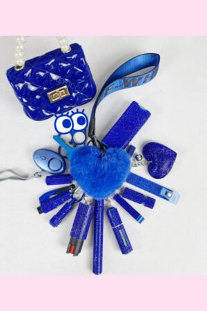 Diamond 17 Pcs Keychain Set For Women And Kids