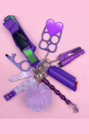 9 Pcs Keychain Set For Women And Kids