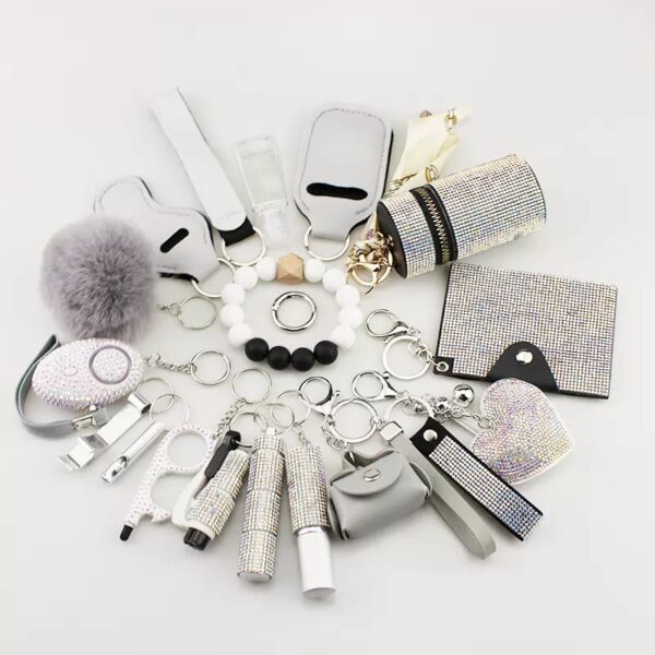 2025 NEW 19 Pcs Diamond Keychain Set - Image 6