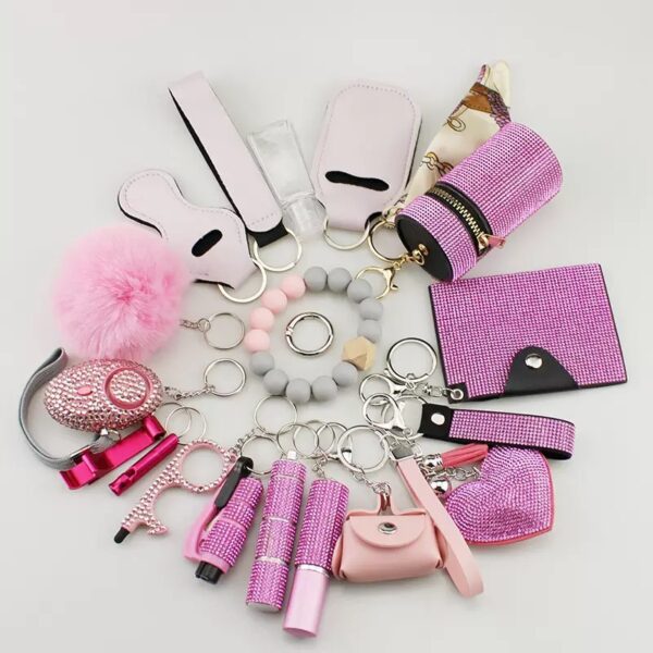 2025 NEW 19 Pcs Diamond Keychain Set - Image 3