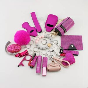 2025 NEW 19 Pcs Diamond Keychain Set
