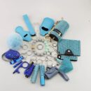 2025 NEW 19 Pcs Diamond Keychain Set
