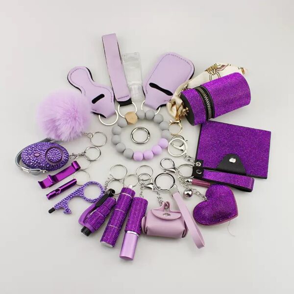 2025 NEW 19 Pcs Diamond Keychain Set - Image 9