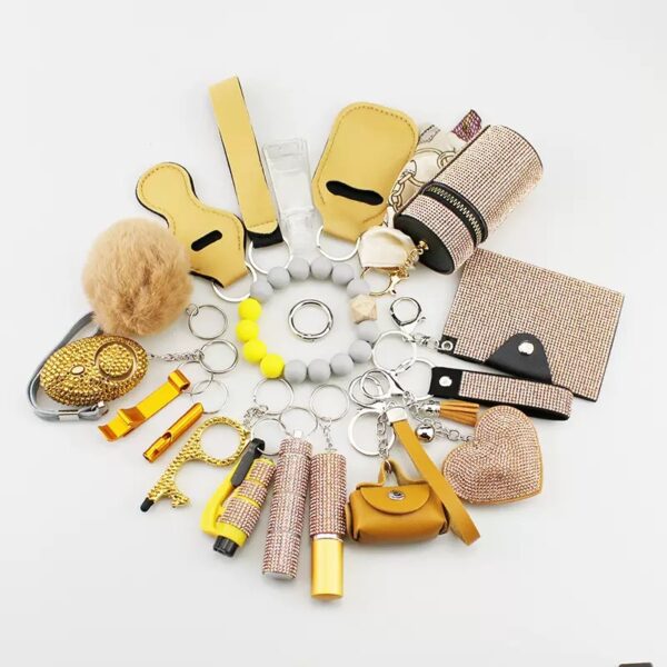 2025 NEW 19 Pcs Diamond Keychain Set - Image 8