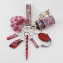Diamond 8 pcs Keychain Set