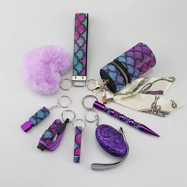 Diamond 8 pcs Keychain Set - Image 7