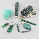 Diamond 8 pcs Keychain Set