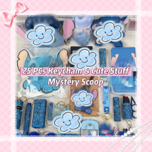 2026 New 25 Pcs Keychain & Cute Stuff Mystery Scoop